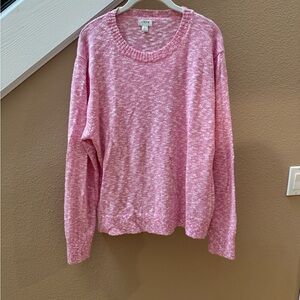 J. Crew Pink Knit Sweater